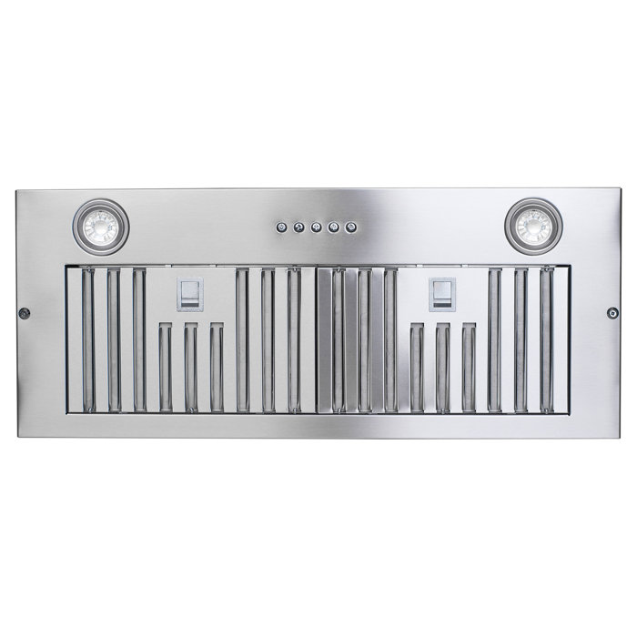 Home Beyond 28" 600 CFM Ducted Insert Range Hood in Stainless Steel & Reviews Wayfair